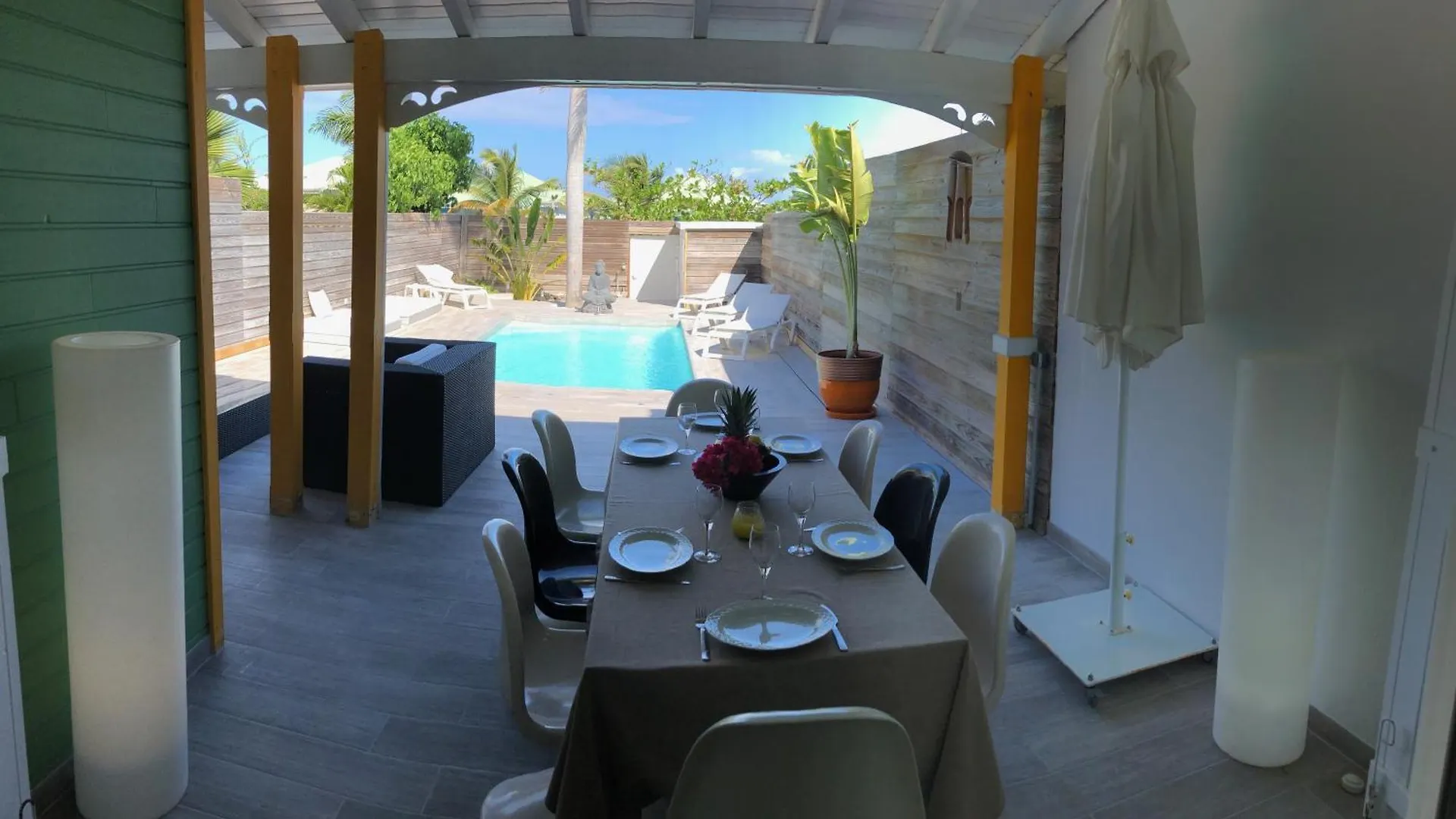 Villa Bruneva, Piscine-Privee - 150 M Plage Orient-Bay Orient Bay